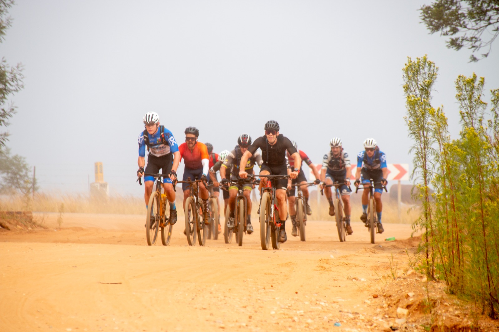 gravel race cyclists