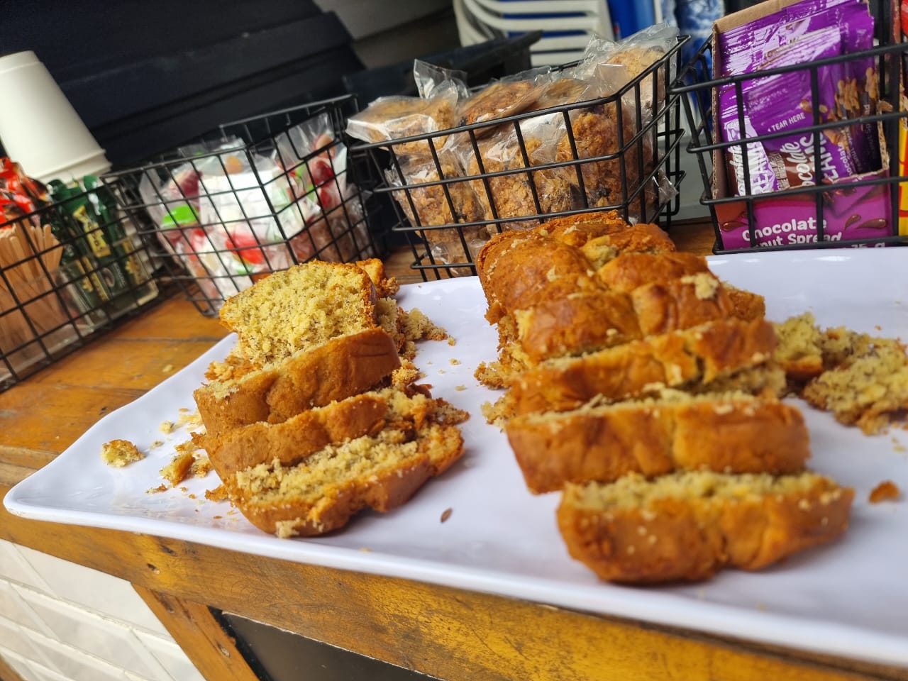 banana bread at water point 