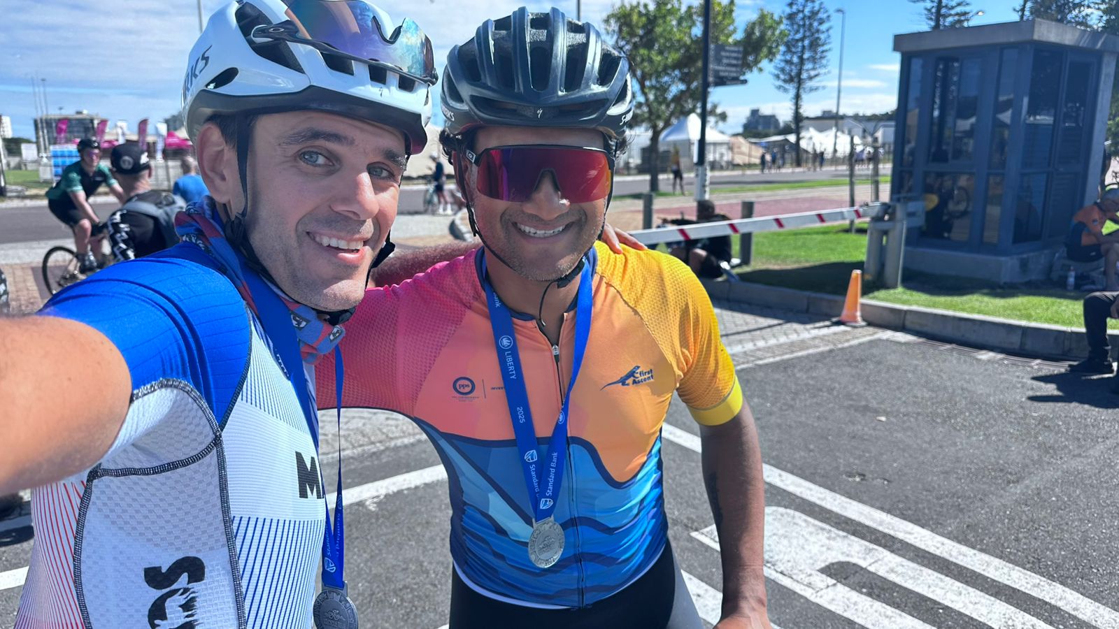 Cape Town cycle tour riders finish