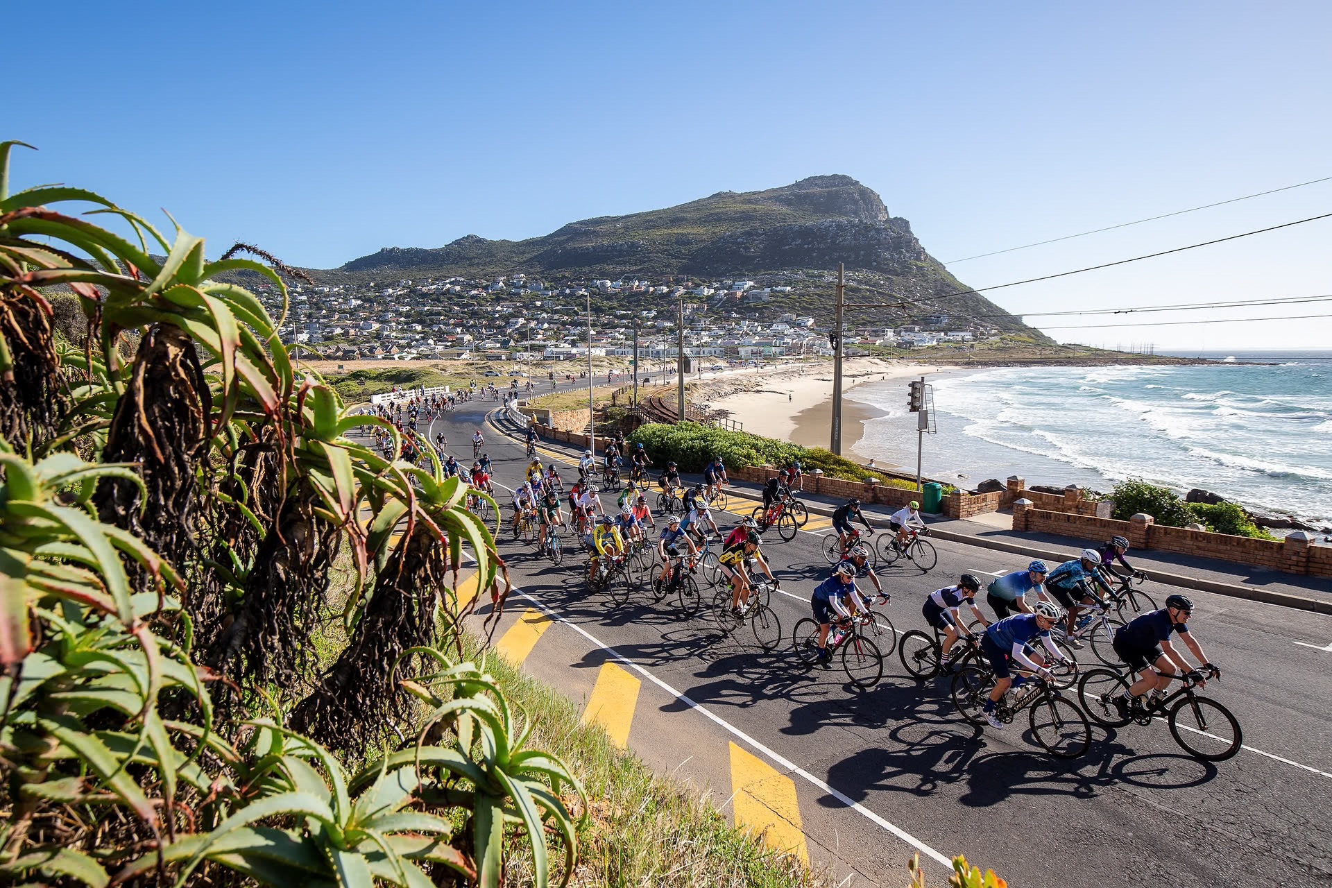 Cape Town cycle tour group